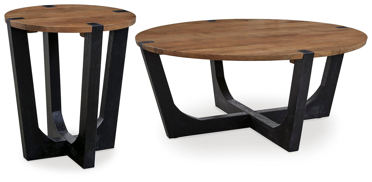 Hanneforth Occasional Table Set - Home Furniture And More (Brentwood, MD)