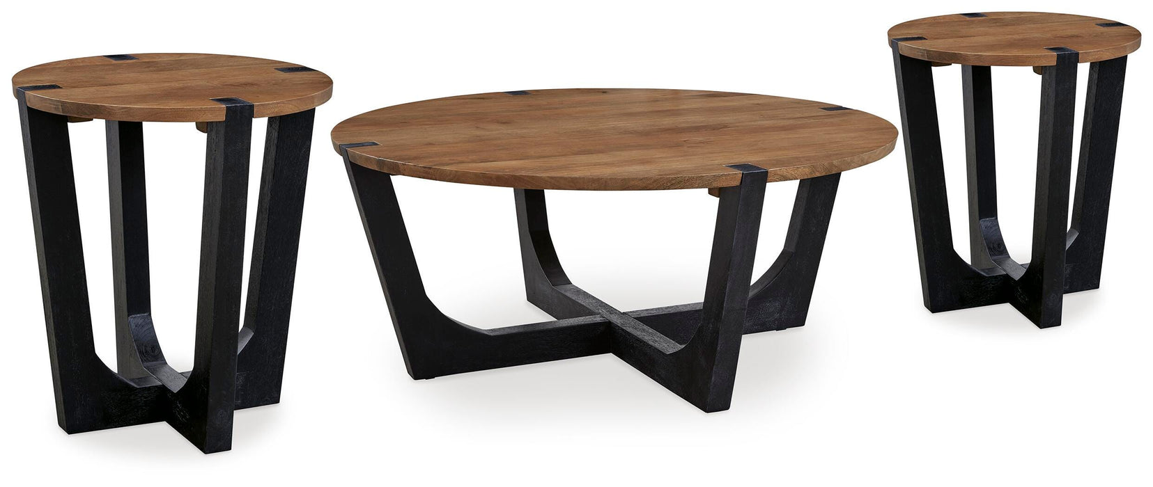 Hanneforth Occasional Table Set - Home Furniture And More (Brentwood, MD)