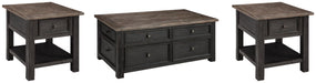 Tyler Creek Occasional Table Set - Home Furniture And More (Brentwood, MD)