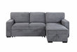 U0203 Light Grey Reversible Sofa Bed - Home Furniture And More (Brentwood, MD)