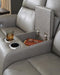 5Z-Comfort Power Reclining Loveseat with Console - Home Furniture And More (Brentwood, MD)