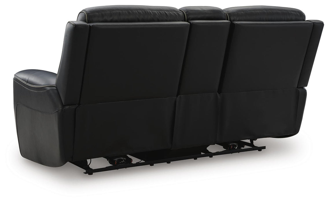 5Z-Comfort Power Reclining Loveseat with Console - Home Furniture And More (Brentwood, MD)