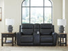 5Z-Comfort Power Reclining Loveseat with Console - Home Furniture And More (Brentwood, MD)