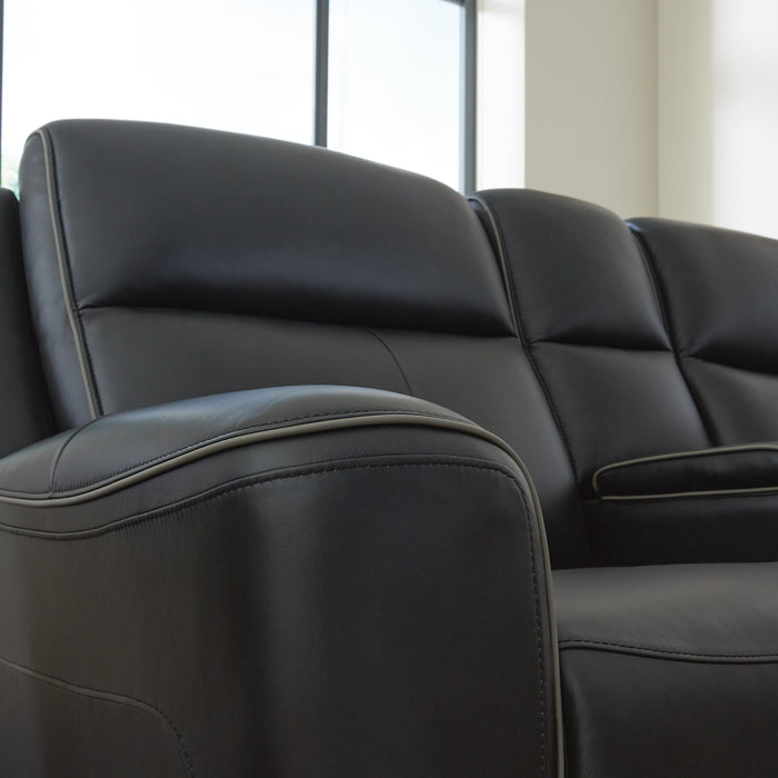 5Z-Comfort Power Reclining Loveseat with Console - Home Furniture And More (Brentwood, MD)