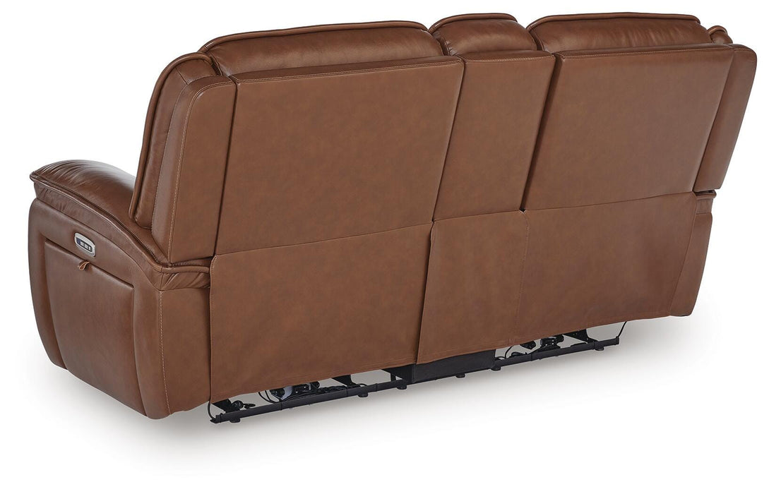 Healy Pier Power Reclining Loveseat with Console - Home Furniture And More (Brentwood, MD)