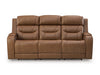 Knightington Power Reclining Sofa with Audio Seating - Home Furniture And More (Brentwood, MD)