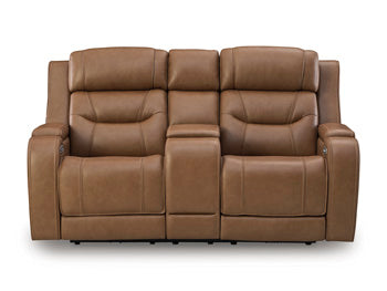 Knightington Power Reclining Loveseat with Audio Seating - Home Furniture And More (Brentwood, MD)