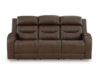 Knightington Power Reclining Sofa with Audio Seating - Home Furniture And More (Brentwood, MD)