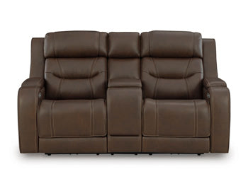 Knightington Power Reclining Loveseat with Audio Seating - Home Furniture And More (Brentwood, MD)