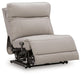 Gravier Power Reclining Sectional with Storage Console - Home Furniture And More (Brentwood, MD)