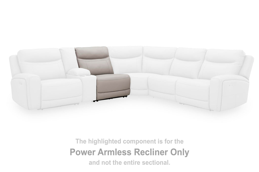 Gravier Power Reclining Sectional with Storage Console - Home Furniture And More (Brentwood, MD)