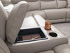 Gravier Power Reclining Sectional with Storage Console - Home Furniture And More (Brentwood, MD)