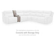 Gravier Power Reclining Sectional with Storage Console - Home Furniture And More (Brentwood, MD)