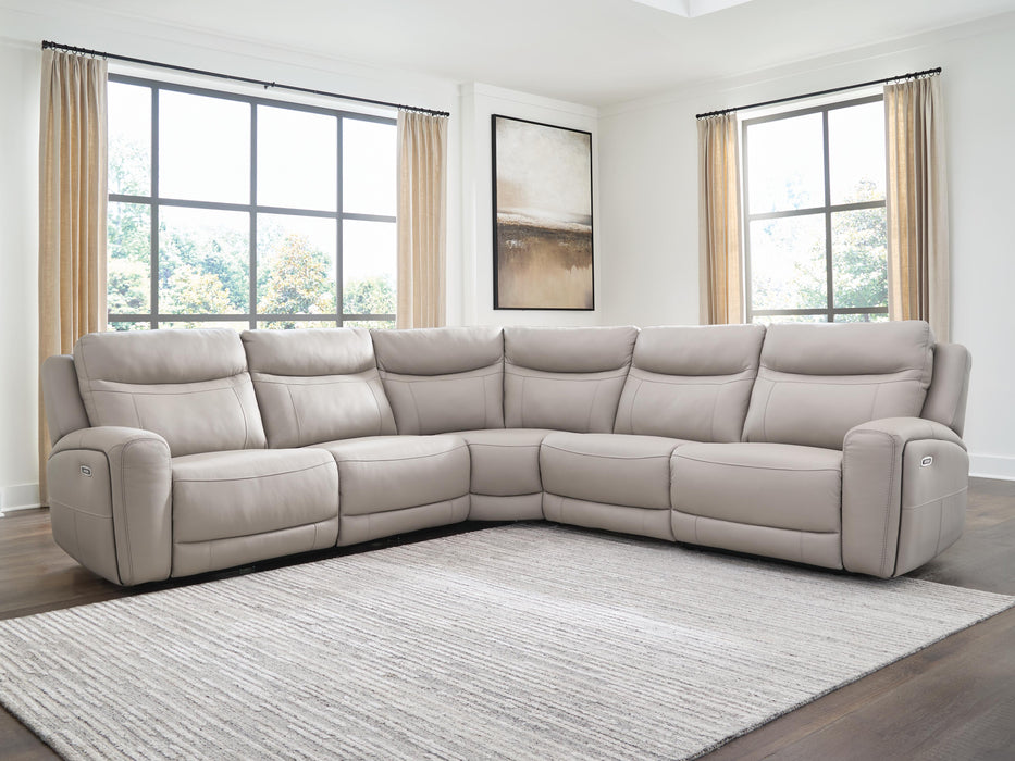 Gravier Power Reclining Sectional - Home Furniture And More (Brentwood, MD)