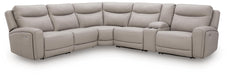 Gravier Power Reclining Sectional with Storage Console - Home Furniture And More (Brentwood, MD)
