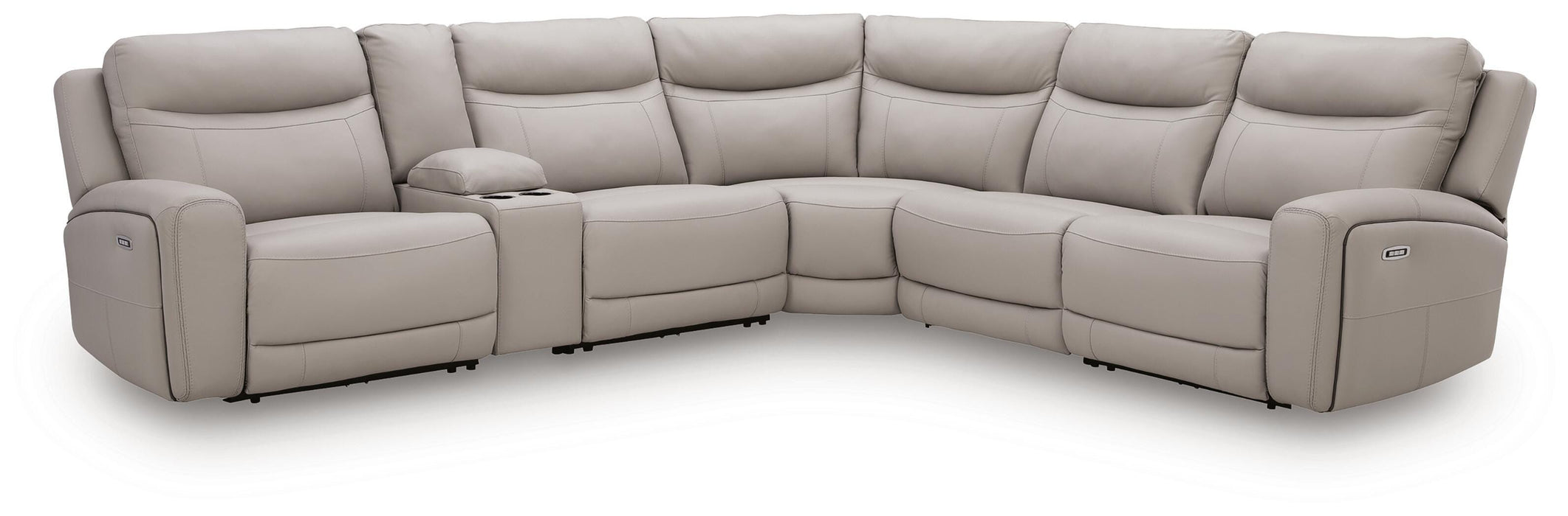 Gravier Power Reclining Sectional with Storage Console - Home Furniture And More (Brentwood, MD)