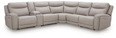 Gravier Power Reclining Sectional with Storage Console - Home Furniture And More (Brentwood, MD)