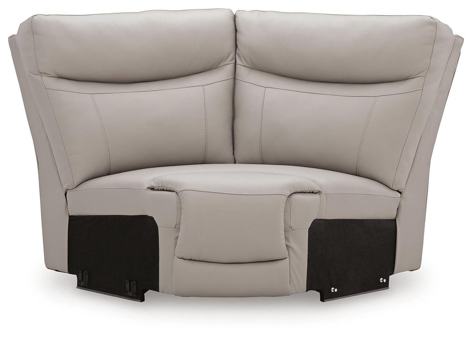 Gravier Power Reclining Sectional with Storage Console - Home Furniture And More (Brentwood, MD)