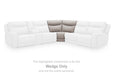 Gravier Power Reclining Sectional with Storage Console - Home Furniture And More (Brentwood, MD)