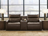 ModZ Power Reclining Sectional Loveseat with Audio Console - Home Furniture And More (Brentwood, MD)