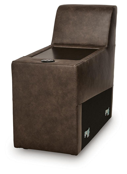 ModZ Power Reclining Sectional Loveseat with Audio Console - Home Furniture And More (Brentwood, MD)