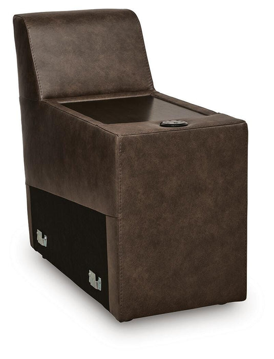 ModZ Power Reclining Sectional Loveseat with Audio Console - Home Furniture And More (Brentwood, MD)