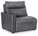 ModZ Power Reclining Sectional Loveseat with Audio Console - Home Furniture And More (Brentwood, MD)