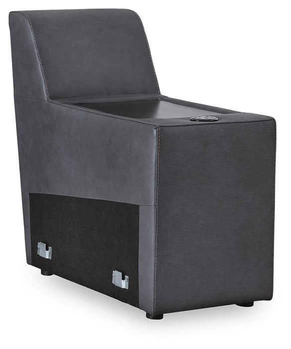 ModZ Power Reclining Sectional Loveseat with Audio Console - Home Furniture And More (Brentwood, MD)