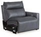 ModZ Power Reclining Sectional Loveseat with Audio Console - Home Furniture And More (Brentwood, MD)