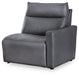 ModZ Power Reclining Sectional Loveseat with Audio Console - Home Furniture And More (Brentwood, MD)