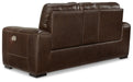 Alessandro Power Reclining Loveseat with Console - Home Furniture And More (Brentwood, MD)
