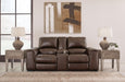 Alessandro Power Reclining Loveseat with Console - Home Furniture And More (Brentwood, MD)