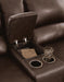 Alessandro Power Reclining Loveseat with Console - Home Furniture And More (Brentwood, MD)
