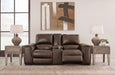 Alessandro Power Reclining Loveseat with Console - Home Furniture And More (Brentwood, MD)