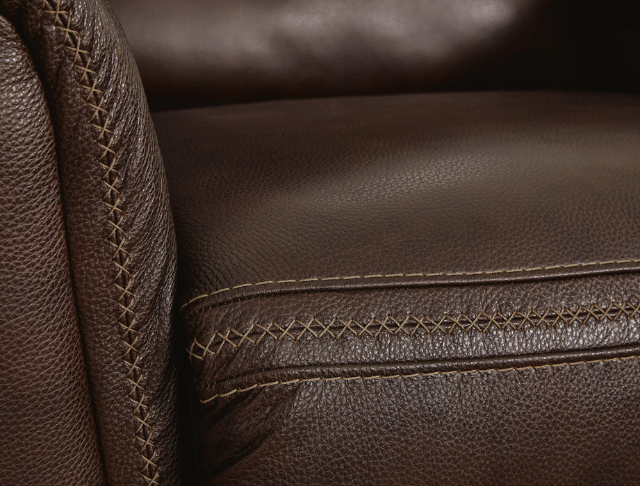 Alessandro Power Reclining Loveseat with Console - Home Furniture And More (Brentwood, MD)