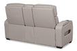 Boyington Power Reclining Loveseat with Console - Home Furniture And More (Brentwood, MD)
