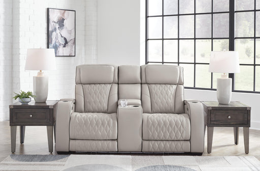 Boyington Power Reclining Loveseat with Console - Home Furniture And More (Brentwood, MD)