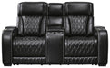 Boyington Power Reclining Loveseat with Console - Home Furniture And More (Brentwood, MD)