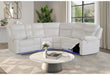 U6026 Blanche White Sectional Sofa - Home Furniture And More (Brentwood, MD)