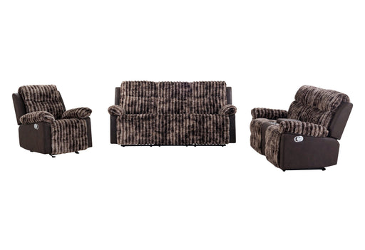 U6028 Reclining Sofa-Console Reclining Loveseat with Glider Recliner - Home Furniture And More (Brentwood, MD)