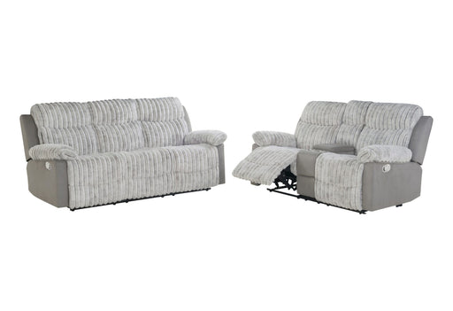 U6028 Brown Reclining Sofa-Console Reclining Loveseat - Home Furniture And More (Brentwood, MD)
