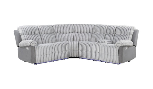 U6028 Grey Sectional With Led - Home Furniture And More (Brentwood, MD)