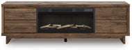 Zadilyn 72" TV Stand with Electric Fireplace - Home Furniture And More (Brentwood, MD)
