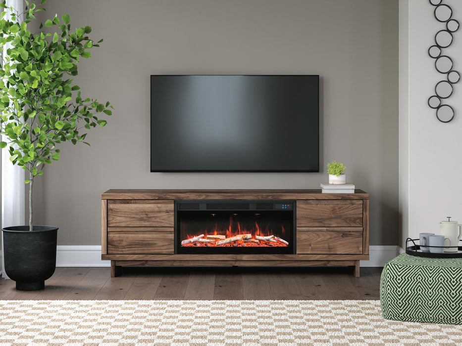 Zadilyn 72" TV Stand with Electric Fireplace - Home Furniture And More (Brentwood, MD)