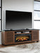 Kallari 84" TV Stand with Electric Fireplace - Home Furniture And More (Brentwood, MD)