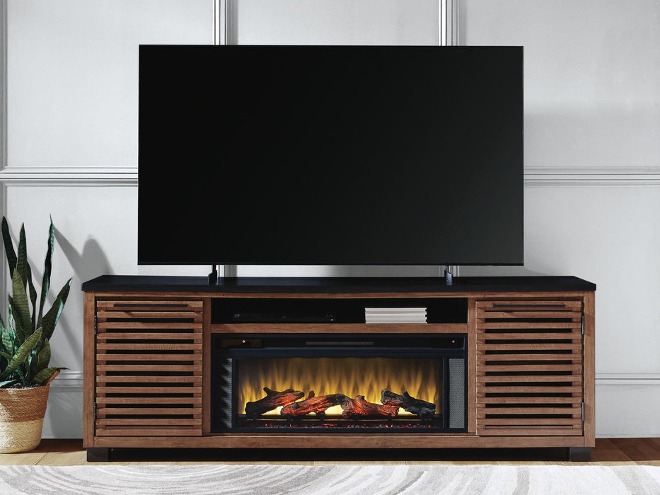 Kallari 84" TV Stand with Electric Fireplace - Home Furniture And More (Brentwood, MD)