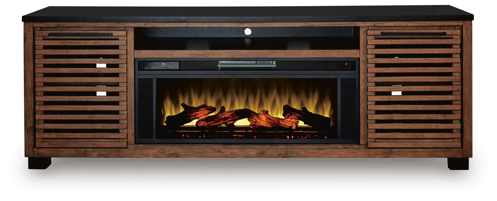 Kallari 84" TV Stand with Electric Fireplace - Home Furniture And More (Brentwood, MD)