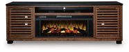Kallari 84" TV Stand with Electric Fireplace - Home Furniture And More (Brentwood, MD)