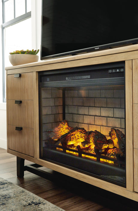 Wittenmyer 72" TV Stand with Electric Fireplace - Home Furniture And More (Brentwood, MD)