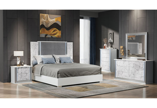 Ylime Smooth White Bed Group Fully Slatted - Home Furniture And More (Brentwood, MD)